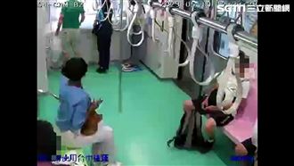 站中捷車廂首排！綠衣男1舉動成功逃生