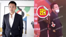 汪小菲與女子過好幾條街搖搖晃晃疑似喝不少。（組合圖／翻攝自微博）