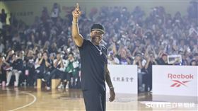 「戰神」艾佛森（Allen Iverson）出席球迷會。（圖／記者劉彥池攝影）