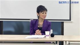 獨立董事陳敏薰（左）、杜英達（右）今（20）日露面說明3月16日舉辦股臨會。（圖／記者吳康瑋攝）