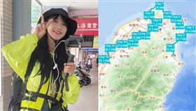 跟著企鵝妹逛台灣！「步行互動地圖」曝光　鄉民激喊：太棒了吧。（圖／翻攝自企鵝妹IG／企鵝妹台灣步行地圖網站）