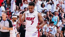 熱火隊老將羅利。（圖／翻攝自熱火推特）