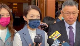 柯文哲、高虹安出席新竹靜思堂浴佛大典。（圖／民眾黨提供）