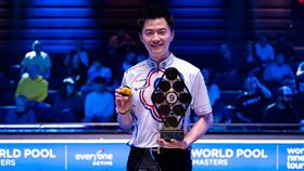 「撞球王子」柯秉逸在世界撞球大師賽奪冠。（圖／翻攝自Matchroom Pool臉書粉專）