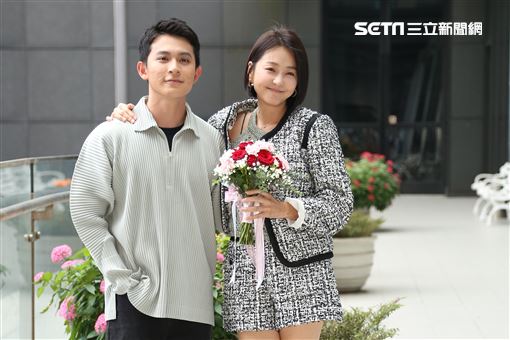 六月、林暉閔出席三立家庭宮鬥影集《親愛壞蛋》茶敘。（圖／記者楊澍攝影）