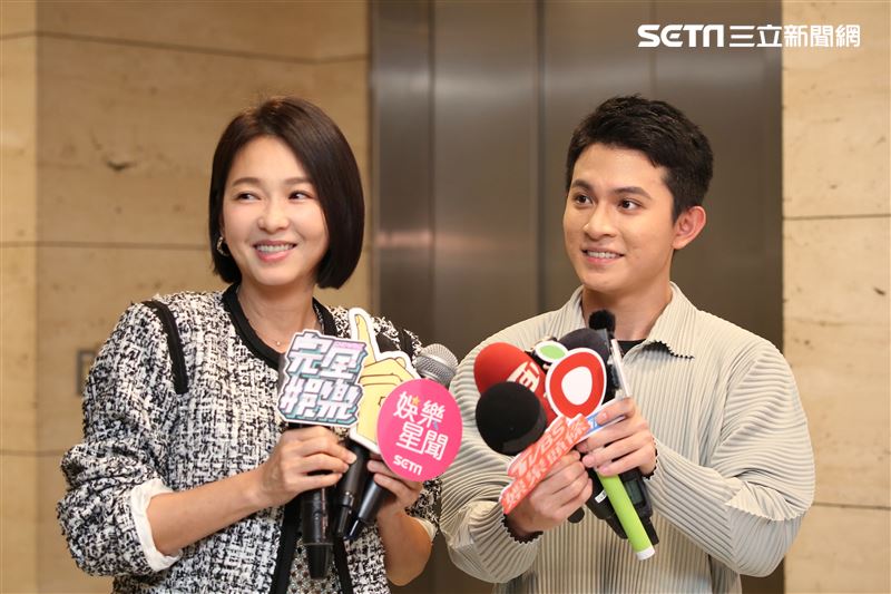 六月、林暉閔出席三立家庭宮鬥影集《親愛壞蛋》茶敘。（圖／記者楊澍攝影）