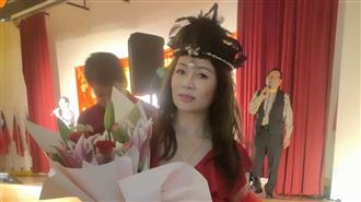 康凱妻子曹雨婷亮麗現身演唱會。（圖／記者鍾智凱攝）