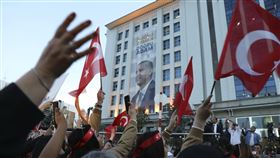 土耳其總統大選，艾爾段得票率滑落到50%以下恐須舉行第二輪決選。（圖／美聯社／達志影像）