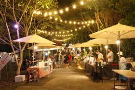 藝術裝置結合地景點亮圓林仔夜空（業配勿用）