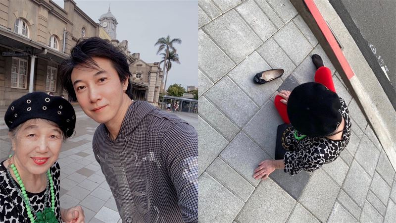 媽遭「凸起紅線」絆倒　男星一看氣炸了