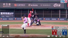 ▲味全郭天信14日喊暫停主審同意，楊清瓏坦言：時機不恰當。（圖／翻攝自CPBL YT）