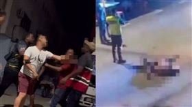 真的說錯話！醉漢調戲25歲正妹「屁股大胸大」惹怒保鑣…被砍4刀慘死 ▲印度裔男子藉酒調戲女子，結果遭刺4刀身亡。（圖／翻攝自Inforoadblock臉書）