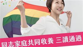 范雲在臉書發文，開心呼喊，我們終於在法律上，把同志家長還給他們的孩子。（圖／翻攝自范雲臉書）