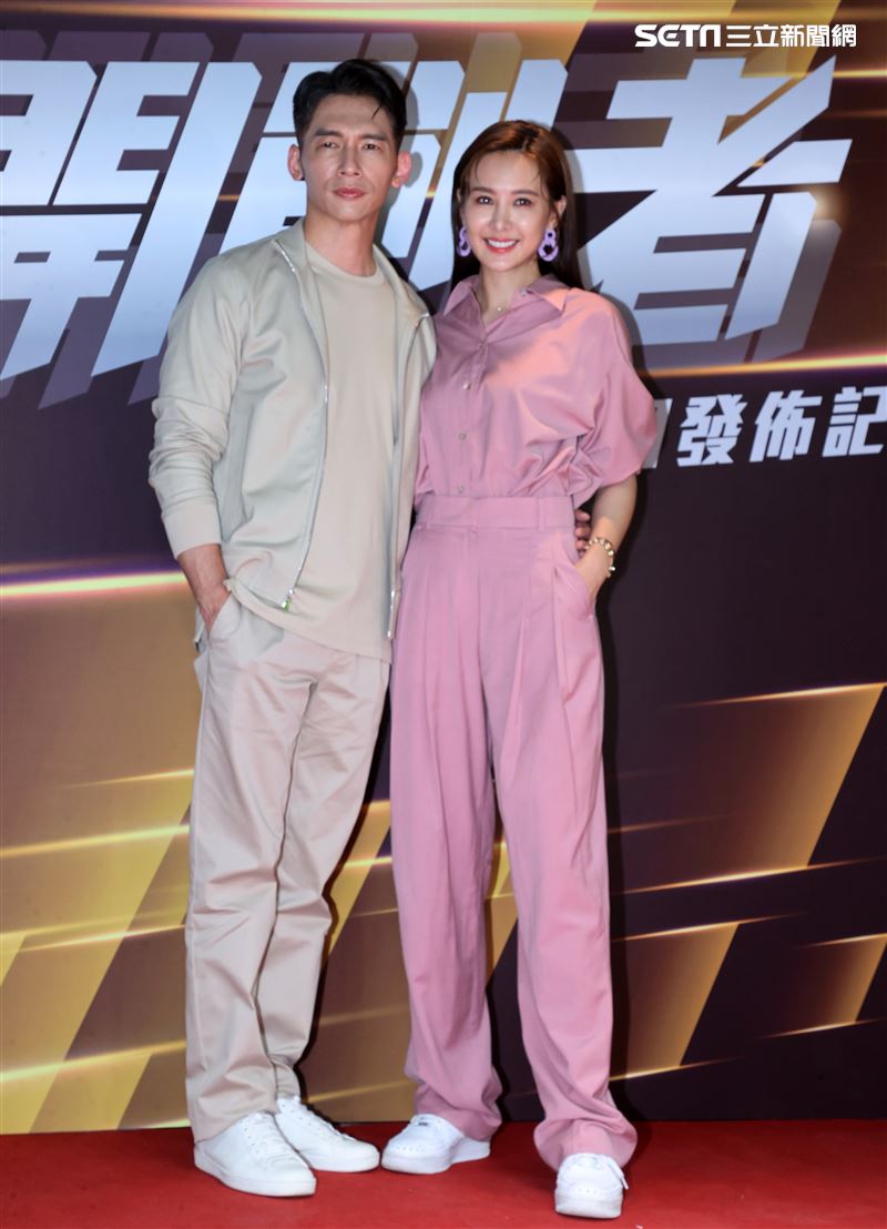 温昇豪、安心亞八點檔「開創者」卡司發佈會。（記者邱榮吉/攝影）