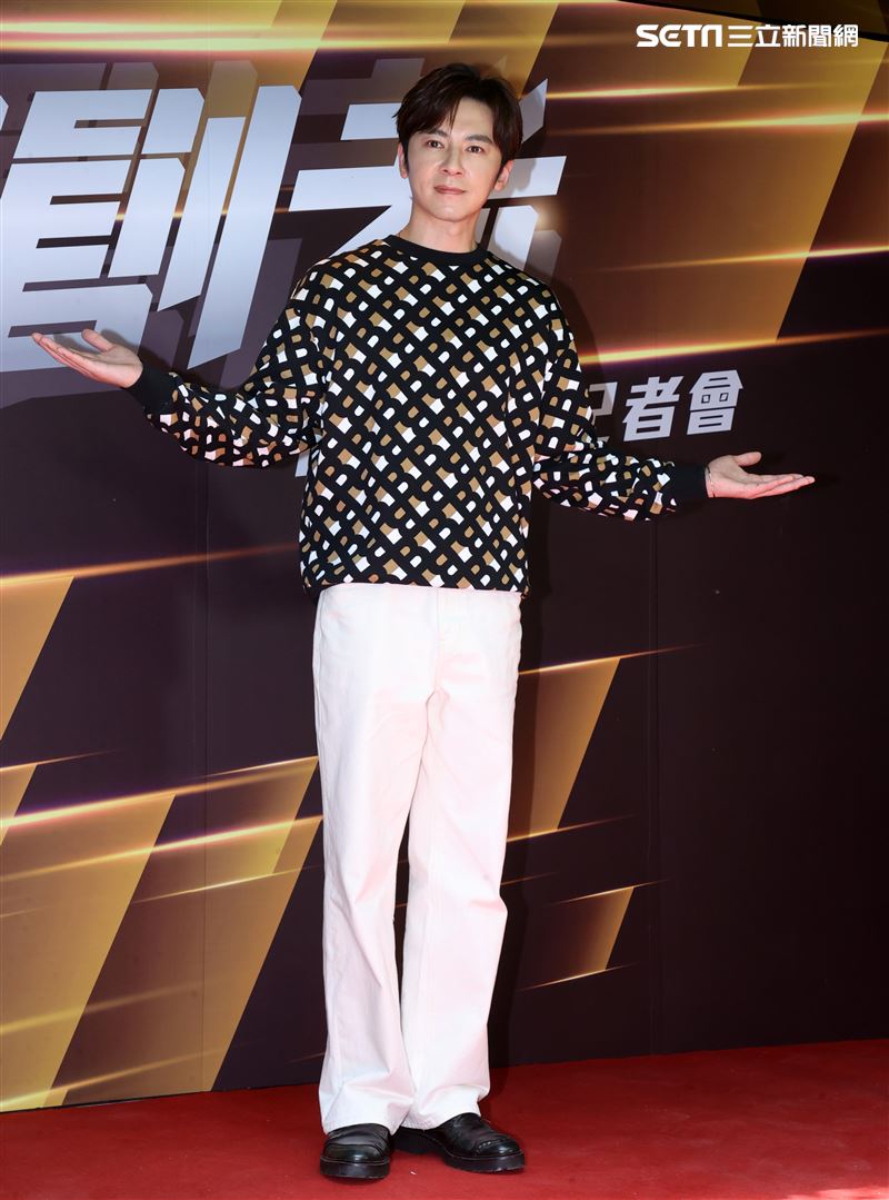 李國毅八點檔「開創者」卡司發佈會。（記者邱榮吉/攝影）