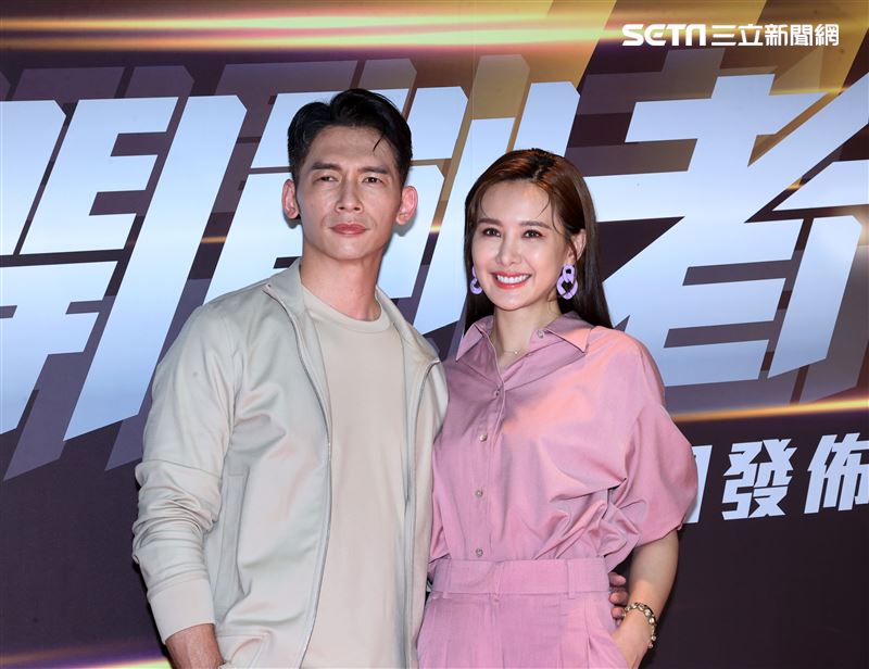 温昇豪、安心亞八點檔「開創者」卡司發佈會。（記者邱榮吉/攝影）