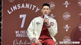 林書豪出席法國品牌聯名記者會。（圖／記者蔡厚瑄攝影）