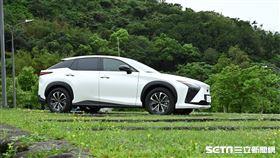 ▲Lexus RZ 450e電動車。（圖／鍾釗榛攝影）