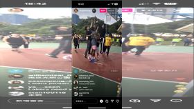 「魔獸」霍華德在桃園南崁球場現身，親民跟在場打球的大小朋友互動。（圖／翻攝自霍華德IG）