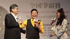 曾國城（中）今出席客家菜活動。（圖／客委會提供）