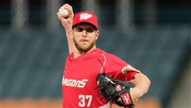 ▲Drew Gagnon（鋼龍）。（圖／味全龍球團提供）