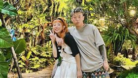 玖壹壹健志認愛「最美化妝師」陳甯亞，曬出合照放閃。（圖／翻攝自陳甯亞IG）