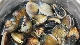 女網友買蛤蜊卻發現蚵仔混入其中。（圖／翻攝自臉書社團）