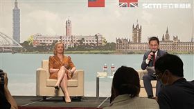 英國前首相特拉斯（Liz Truss MP）訪台記者會（圖／記者高逸帆攝影）
