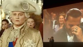 強尼戴普在新片中飾演路易十五全程講法文。（圖／翻攝自推特劇照）