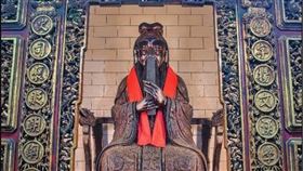 ▲倉頡尊像。（圖／翻攝自東港東隆宮官方網站）