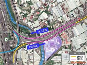 五股交流道改善工程示意圖(圖/新北市政府)