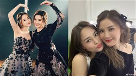 ▲蔡卓妍（阿Sa）和鍾欣潼（阿嬌）。（圖／翻攝自微博）