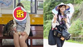 人氣直播主Velvet近日被發現現蹤台灣。（組合圖／翻攝自velvetiscute1 IG）