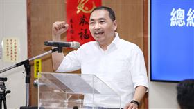 國民黨中常會宣布徵召新北市長侯友宜擔任總統參選人。（圖／記者楊澍攝影）