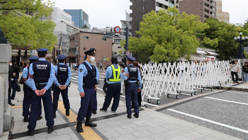 G7廣島峰會倒數一天！共2.4萬名警力維安
