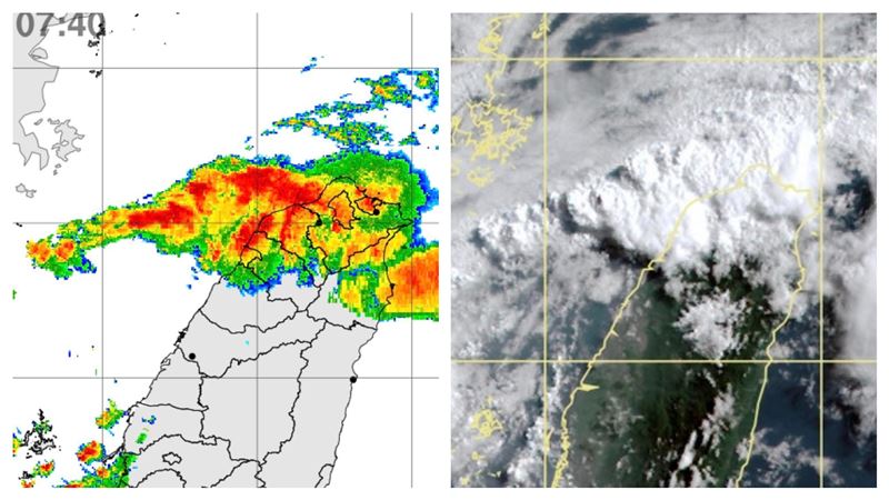 中部也要警戒！「煙囪雲」發威雷雨灌桃竹