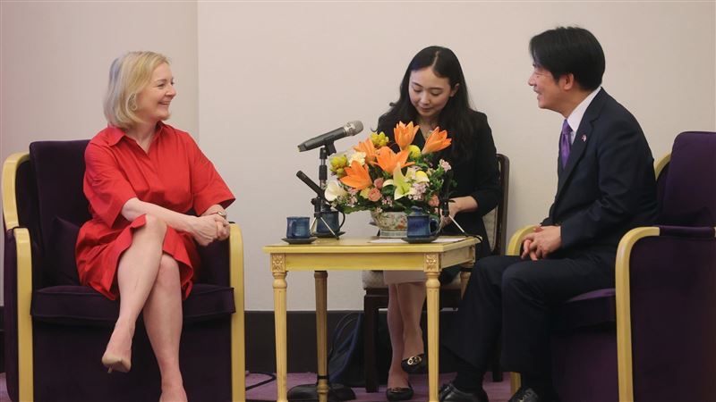 賴清德見特拉斯　名嘴：她是國際公認魯蛇