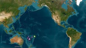 快訊／南太平洋超搖！羅雅提群島「規模7.7」強震　已發布海嘯警報（圖／翻攝自PTWC）