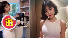 林明禎性感示範沖咖啡引網友熱議。（組合圖／翻攝自林明禎 IG）