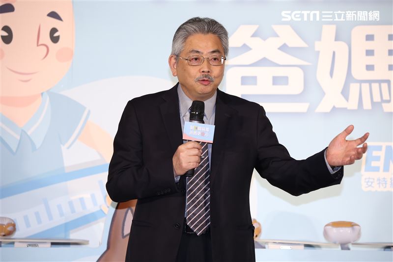 國衛院副院長陳為堅出席【制伏腸病毒 爸媽更安心】衛教記者會 。（圖／記者楊澍攝影）