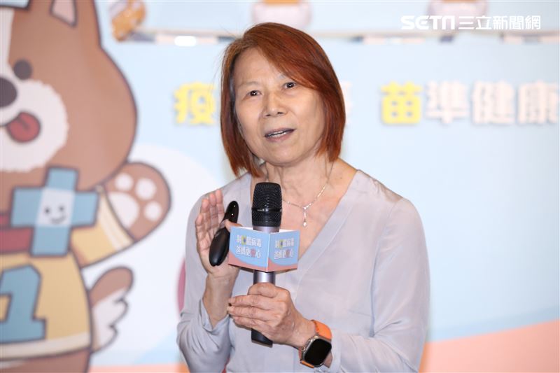 台灣流行疾病學專家何美鄉博士出席【制伏腸病毒 爸媽更安心】衛教記者會 。（圖／記者楊澍攝影）