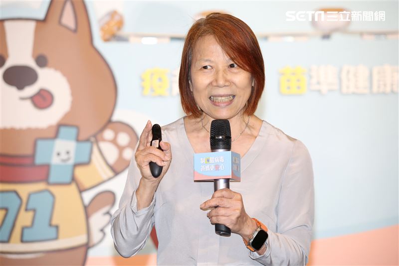台灣流行疾病學專家何美鄉博士出席【制伏腸病毒 爸媽更安心】衛教記者會 。（圖／記者楊澍攝影）