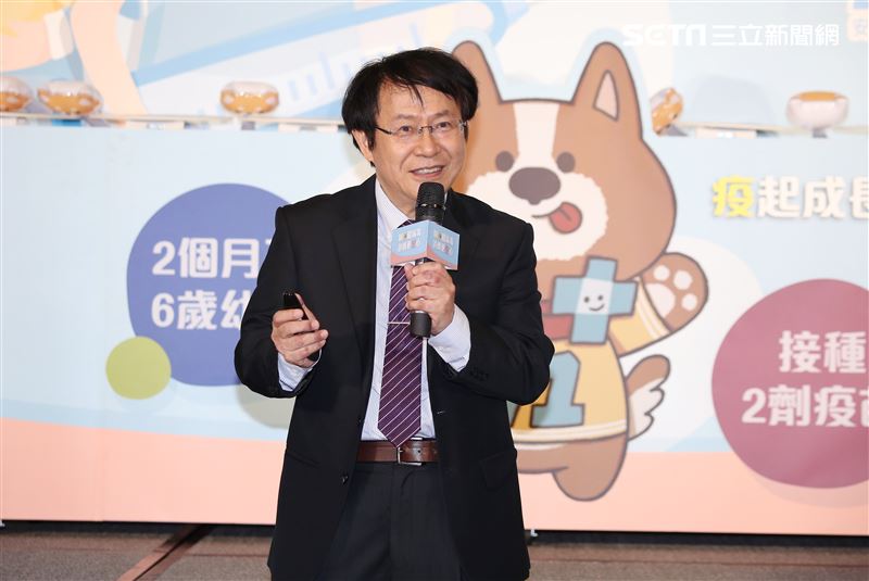 茂盛醫院副院長簡佳裕出席【制伏腸病毒 爸媽更安心】衛教記者會 。（圖／記者楊澍攝影）