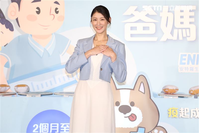 腸病毒衛教大使趙孟姿出席【制伏腸病毒 爸媽更安心】衛教記者會 。（圖／記者楊澍攝影）