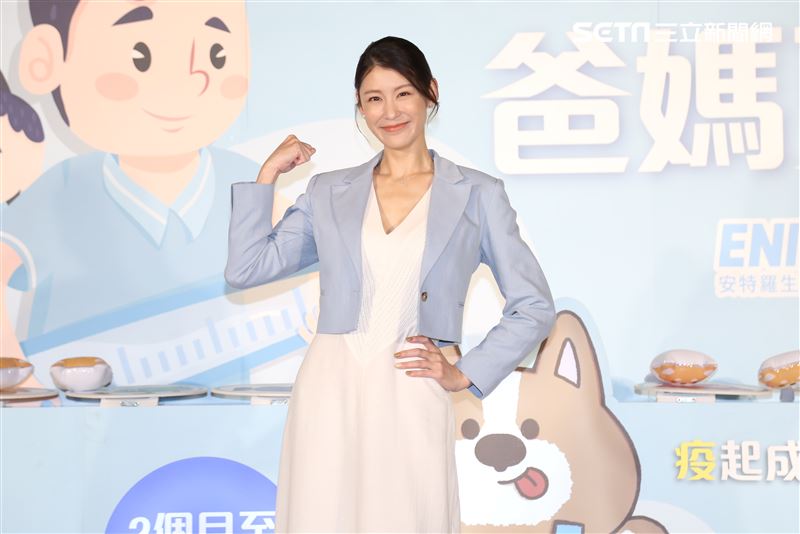 腸病毒衛教大使趙孟姿出席【制伏腸病毒 爸媽更安心】衛教記者會 。（圖／記者楊澍攝影）