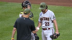 ▲蓋倫（Zac Gallen）3.2局失8分，本季最慘一役。（圖／美聯社／達志影像）