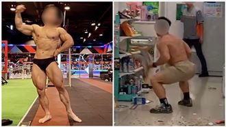 半裸肌肉男「浩克吼」鬧小七　驚人身份曝