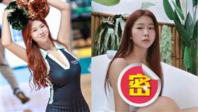 賴可浴巾險些滑落，凶器曲線毫不掩飾展現。（圖／翻攝自賴可 IG）