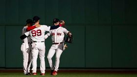 ▲紅襪選手慶祝。（資料照／取自波士頓紅襪FB）