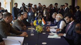 烏克蘭總統澤倫斯基赴日本廣島參與G7峰會（圖／美聯社／達志影像）